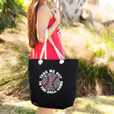 Take Me Out to the Ballgame Baseball Castaway Tote