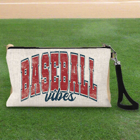 Baseball Vibes Wristlet bag